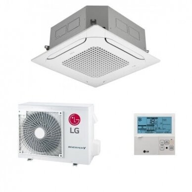 LG Standard Inventer kasetinio kondicionieriaus komplektas nuo 2,5 kW iki 8,0 kW