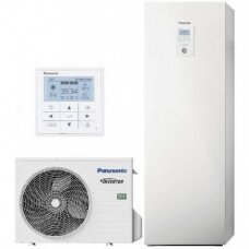 Panasonic šilumos siurblys su integruotu boileriu Aquarea HP All in One nuo 3,2 kW iki 16,0 kW J ir H karta