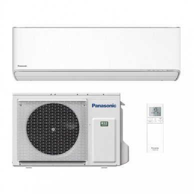 Panasonic sieninio kondicionieriaus komplektas Etherea Inverter+ nuo 2,05 kW iki 8,2 kW