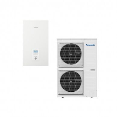 Panasonic šilumos siurblys Aquarea T-CAP H karta Bi-Bloc nuo 9,0 kW iki 16,0 kW